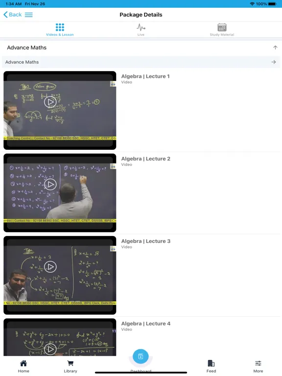 GDCC Online Classes iPad Screenshots